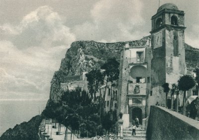 Chiesa sulla riva, Capri, Italia da Eugen Poppel