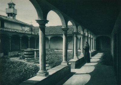 Chiostri in un monastero, Firenze, Italia, 1927 da Eugen Poppel
