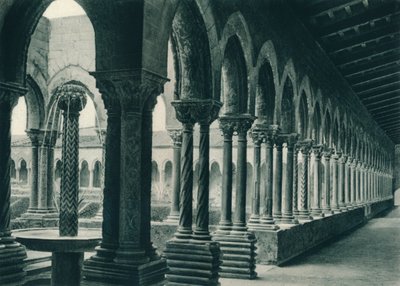Chiostri del Monastero Benedettino, Monreale, Sicilia, Italia, 1927 da Eugen Poppel