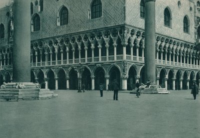 Angolo del Palazzo Ducale sulla Piazzetta di San Marco, Venezia, Italia, 1927 da Eugen Poppel