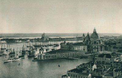 Canale Grande e Chiesa di Santa Maria della Salute, Venezia, Italia, 1927 da Eugen Poppel