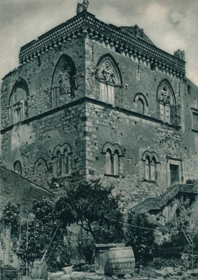 Casa del periodo di dominazione islamica, Taormina, Sicilia, Italia, 1927 da Eugen Poppel