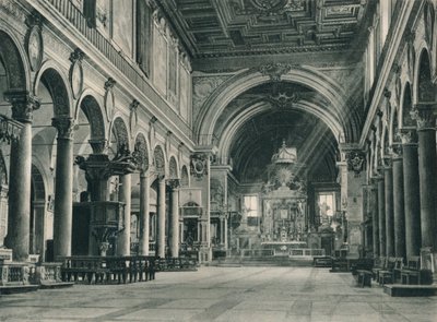Interno della Basilica di Santa Maria in Ara Coeli sul Campidoglio, Roma, Italia, 1927 da Eugen Poppel