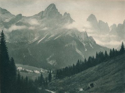 Gruppo Pala, San Martino di Castrozza, Dolomiti, Italia, 1927 da Eugen Poppel