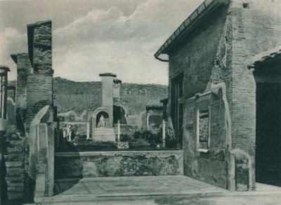 Strada che sale al foro, Pompei, Italia, 1927 da Eugen Poppel