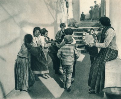 Tarantella, Capri, Italia, 1927 da Eugen Poppel