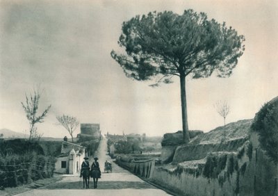 La Via Appia, Roma, Italia, 1927 da Eugen Poppel