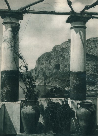 Veduta di Monte Solaro, Capri, Italia, 1927 da Eugen Poppel