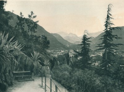 Veduta della città di Bolzano, Alto Adige, Italia, 1927 da Eugen Poppel