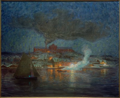 Fabbrica di olio a Rökar da Eugen Prinz von Schweden