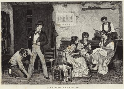 Un sarto a Venezia da Eugen von Blaas