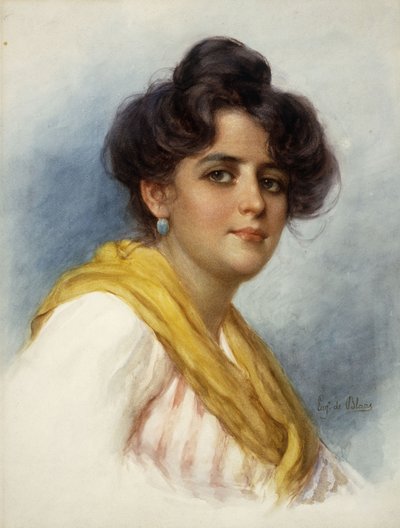 Una bellezza italiana da Eugen von Blaas