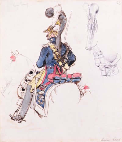 Soldato a cavallo da Eugene Louis Lami