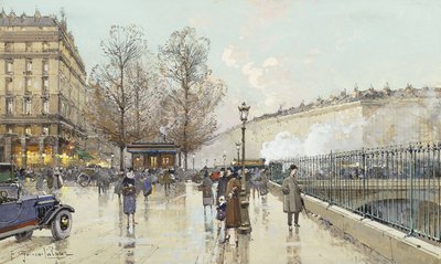 Il Boulevard Pereire, Parigi da Eugene Galien Laloue