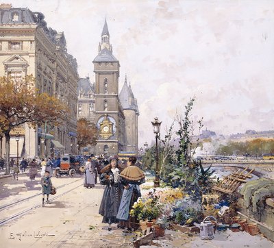 Le Quai aux Fleurs e Hotel da Eugene Galien Laloue