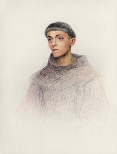 Un giovane frate da Eugene (after) Burnand