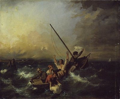 Naufragio da Eugene (after) Isabey