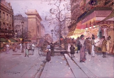La Porte St. Denis da Eugene 1854 1941 Galien Laloue