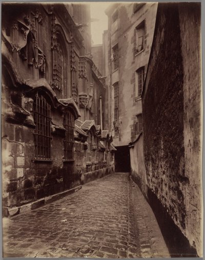 Antico ossario di Saint-Gervais-Saint-Protais, rue François Miron da Eugène Atget