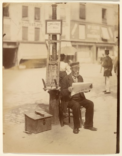 Commissionario (facchino) da Eugène Atget