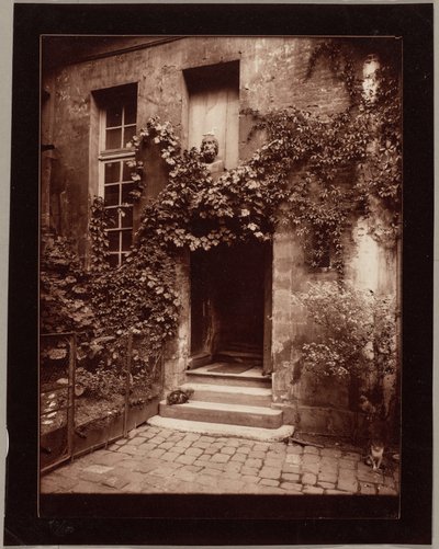 Cortile a Rouen da Eugène Atget