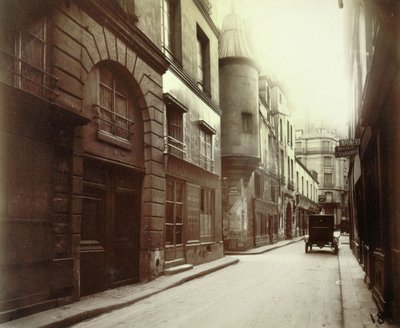 Hôtel des abbés de Fecamp, 3 rue Hautefeuille, 6º arrondissement, Parigi da Eugène Atget