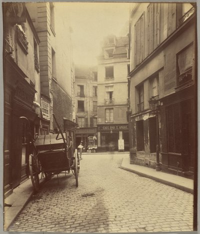 Rue Mazet e Rue Saint-André-des-Arts da Eugène Atget