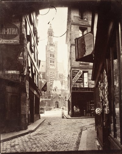 Via della Montagne Sainte-Geneviève da Eugène Atget