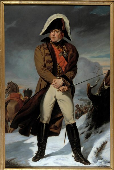 Ritratto a figura intera di Michel Ney, Duca di Elchingen, Principe di Moscova, Maresciallo di Francia da Eugene Battaille