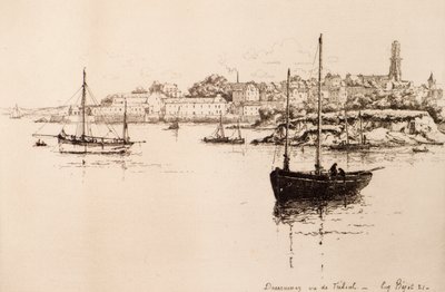 Douarnenez visto da Tréboul da Eugene Bejot