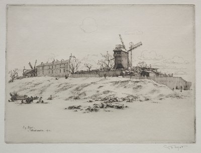 Moulin de la Galette, Montmartre da Eugene Bejot