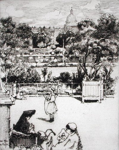 Parco parigino, da Du Ier au XXeme: Les Arondissements de Paris..., pubblicato 1903 da Eugene Bejot