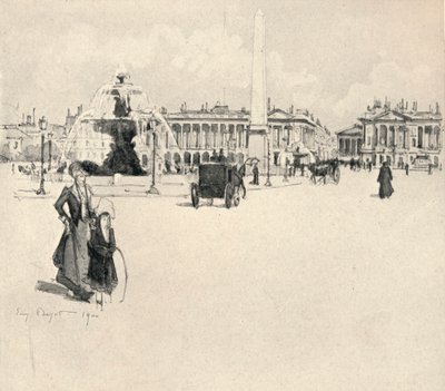 Place de la Concorde, 1915 da Eugene Bejot