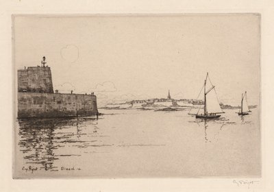 Saint-Malo Visto da Dinard da Eugene Bejot