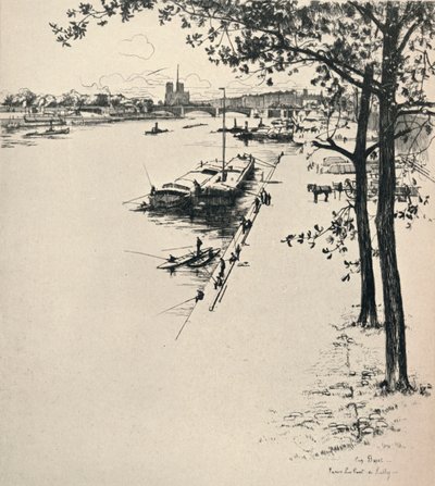 Il Pont de Sully da Eugene Bejot