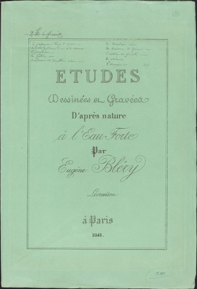 Studi disegnati e incisi dal vero da Eugene Bléry