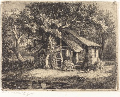 La chaumière au poirier da Eugene Bléry