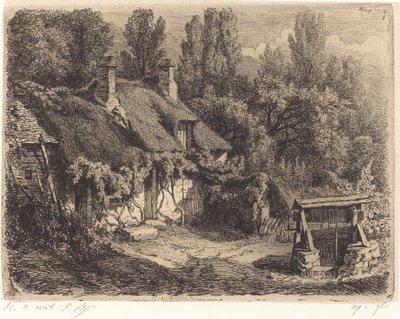 La chaumière au puits, pubblicato 1849 da Eugene Bléry