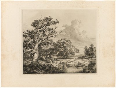 La vecchia quercia presso le piscine di Bellecroix da Eugene Bléry