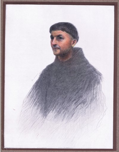 Un frate da Eugene Burnand