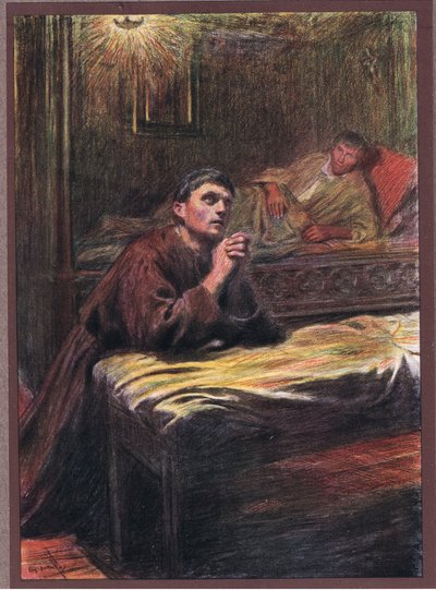 Conversione di Fra Bernardo di Quintavalle da Eugene Burnand