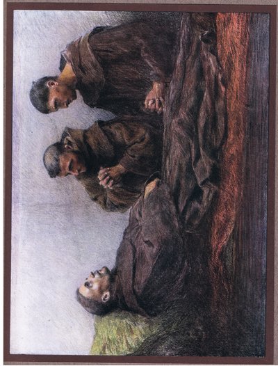 San Francesco malato nel Palazzo del Vescovo ad Assisi da Eugene Burnand