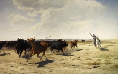 La raccolta da Eugene Burnand