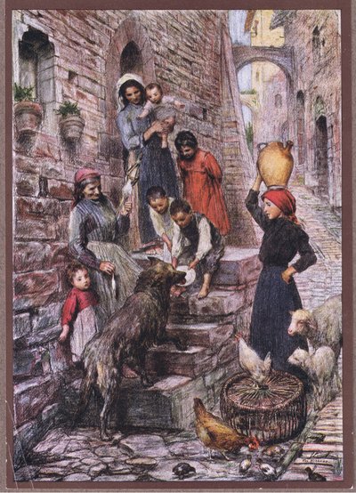 Il lupo di Gubbio dopo la sua conversione da Eugene Burnand
