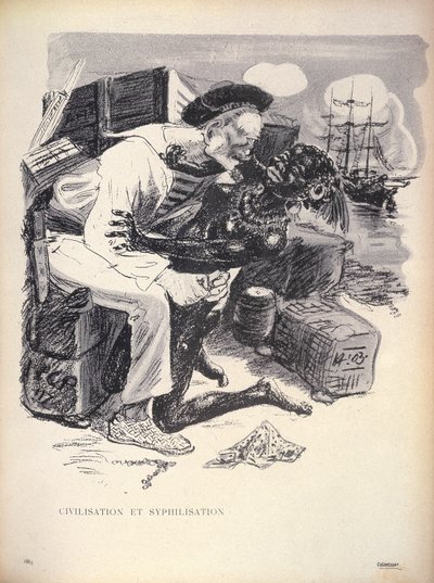Civilisation et Syphilisation, p. 1863 inciso da Grandjouan da L
