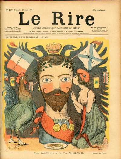 Copertina di Le Lire, Satirique en Couleurs da Eugene Cadel