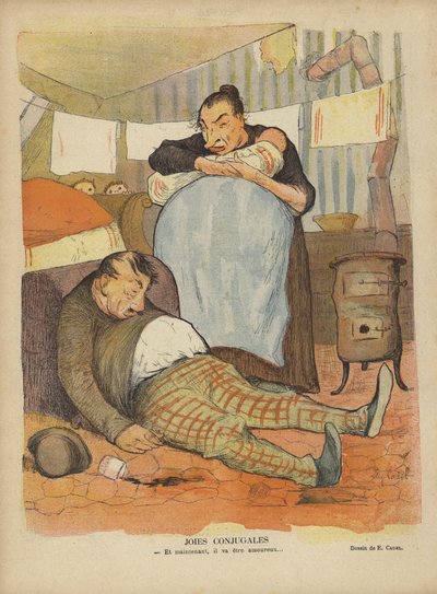 Illustrazione per Le Rire da Eugene Cadel