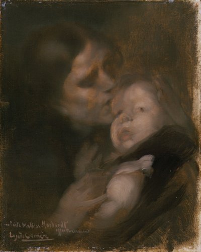 Madre e figlio da Eugène Carrière
