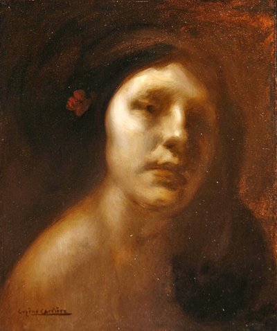 Ritratto di una Giovane Donna da Eugène Carrière