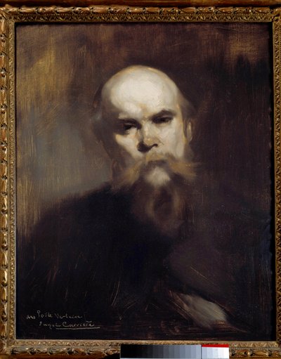 Ritratto del poeta francese Paul Verlaine (1844-1896) da Eugène Carrière